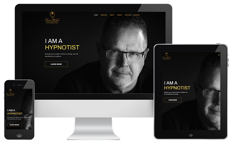 miracles hypnosis website screenshot